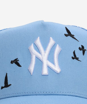 New York Yankees Trucker Clouds Adjustable Hat