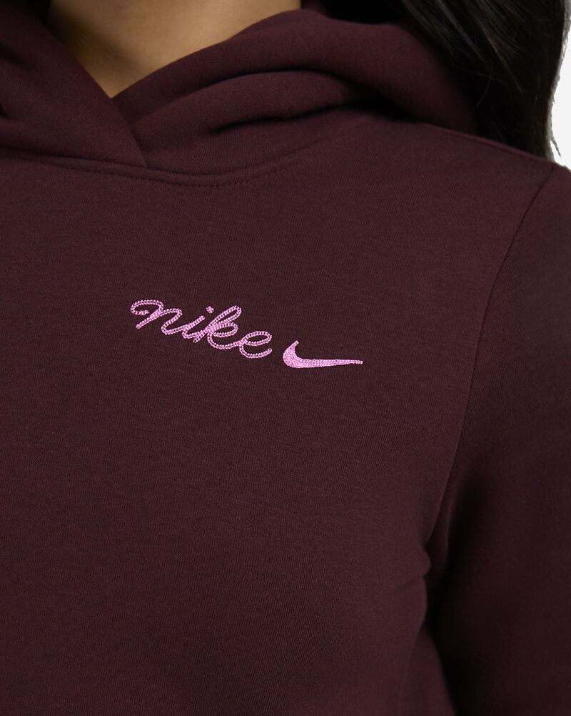 Nike nike nsw phoenix fleece shrunken hoodie womens IM7494-652 Red 3