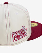 New Era 59Fifty 45th Anniversary Philadelphia Phillies Leather Fitted Hat 60766470 White 2