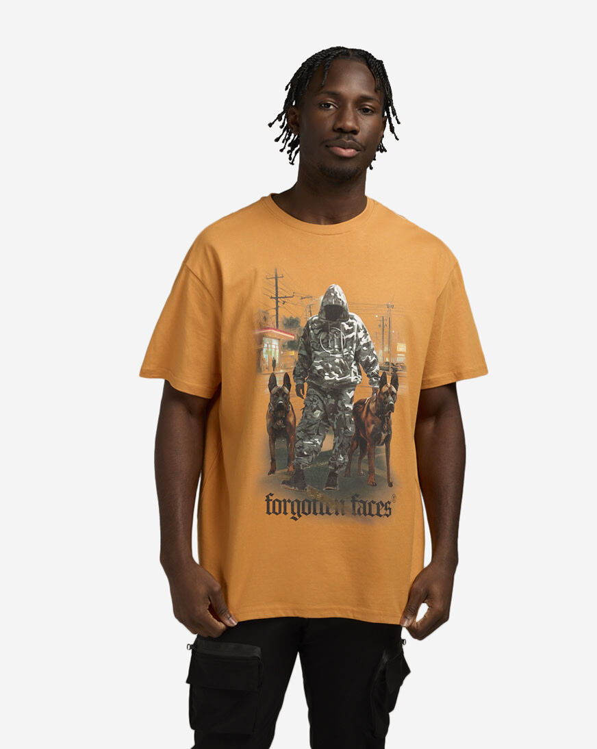 Shop Forgotten Faces Forgotten Boys Tee FOFUS047-04163 orange