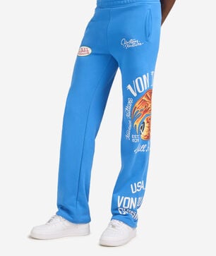 Eyeball Swirls Stacked Fleece Jogger