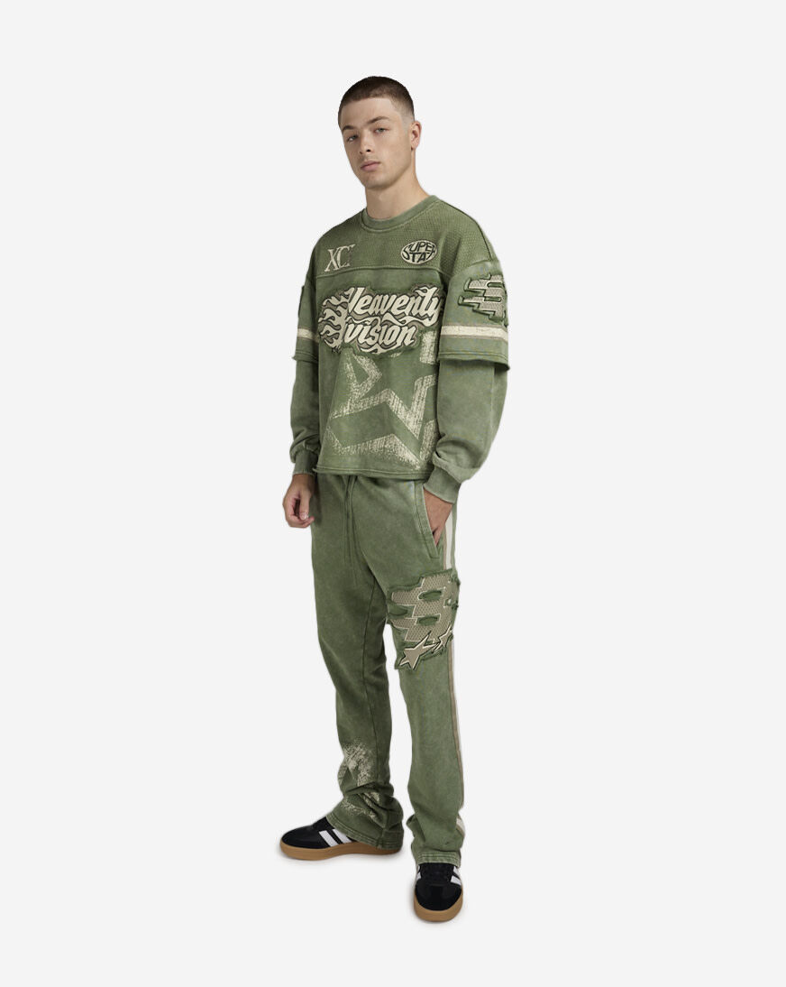 Shop Smoke Rise Division 2 Fer Crewneck FO25355SNZ-VIN green