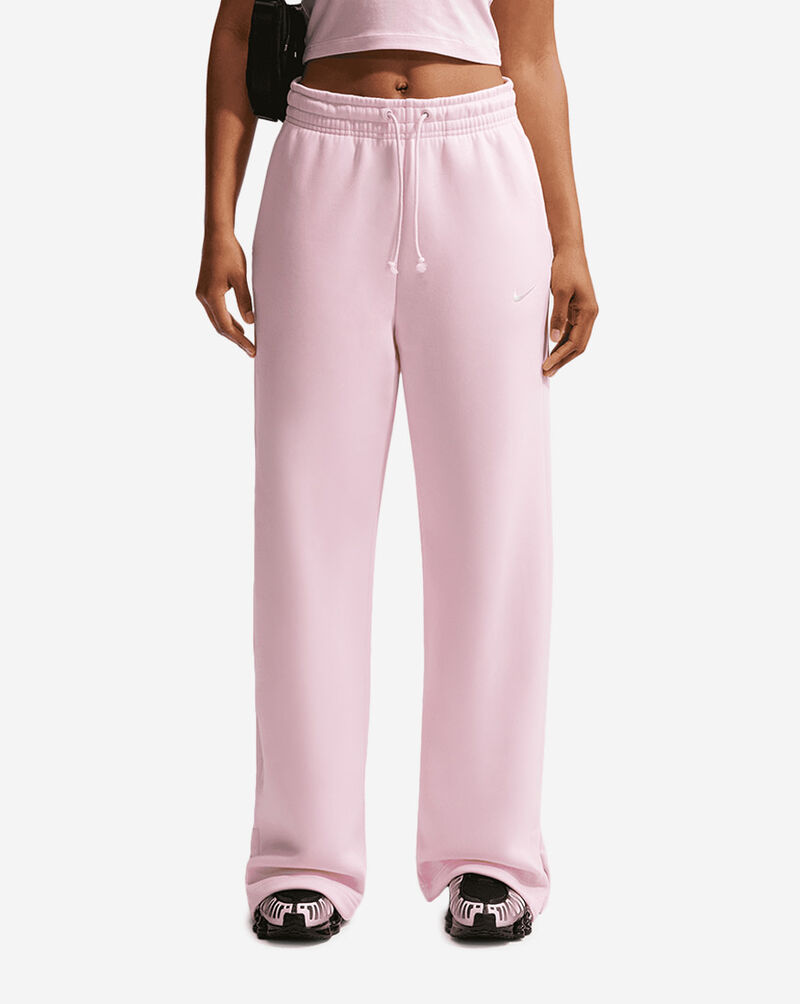 Nike NSW Phoenix Fleece High-Waisted Wide-Leg Pants IH1011-663 Pink 1