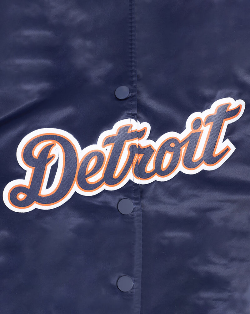 PRO STANDARD Detroit Tigers Classic Satin Jacket LDTU34403-MDN Blue 4