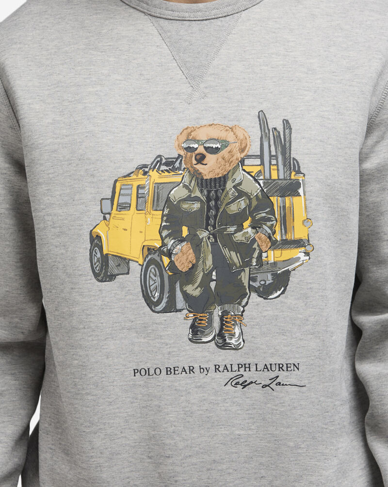 Polo Ralph Lauren Polo Bear Double-Knit Sweatshirt 710958195001-HTR Grey 3