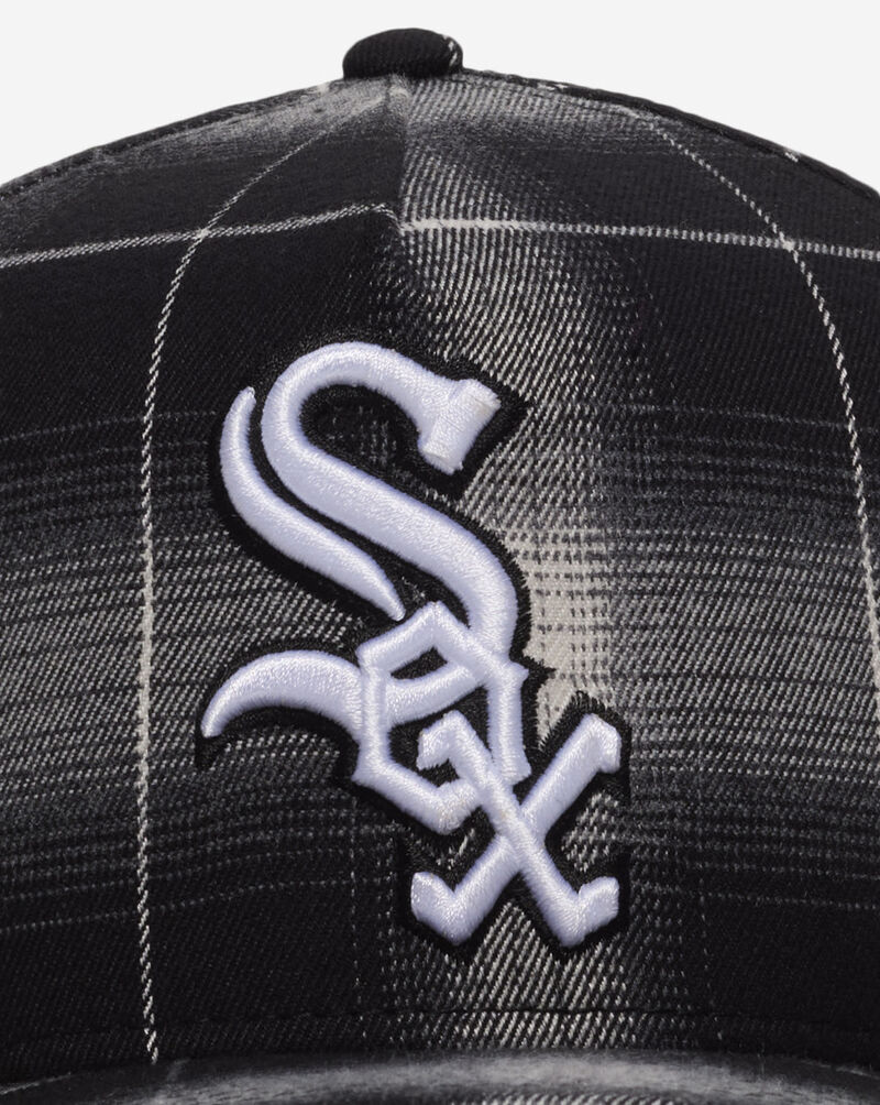 New Era 9Fifty Chicago White Sox A-Frame Plaid Snapback Hat 60833846 Black 2