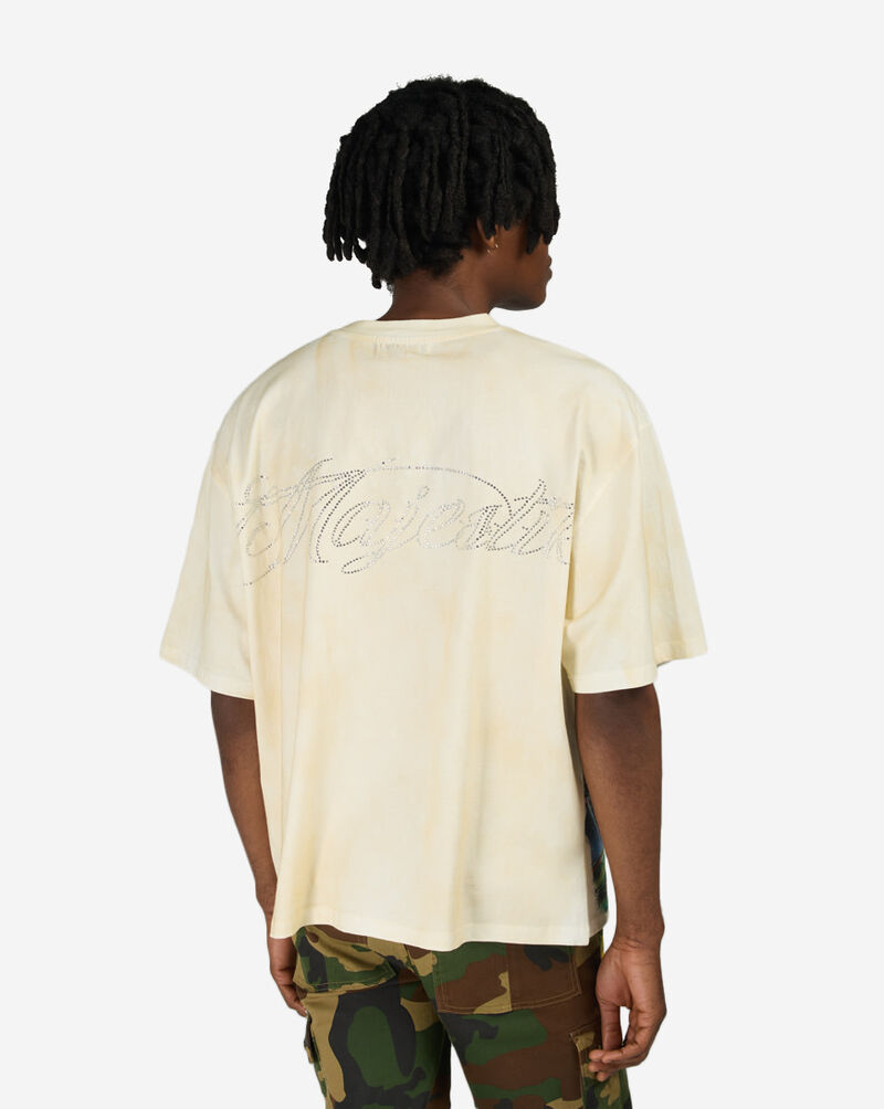 Majestik End Zone Eagle Tee TE26214-EGG cream 2