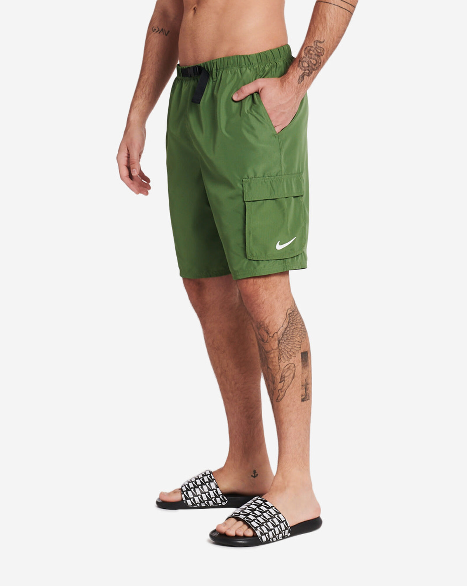 nike belted shorts