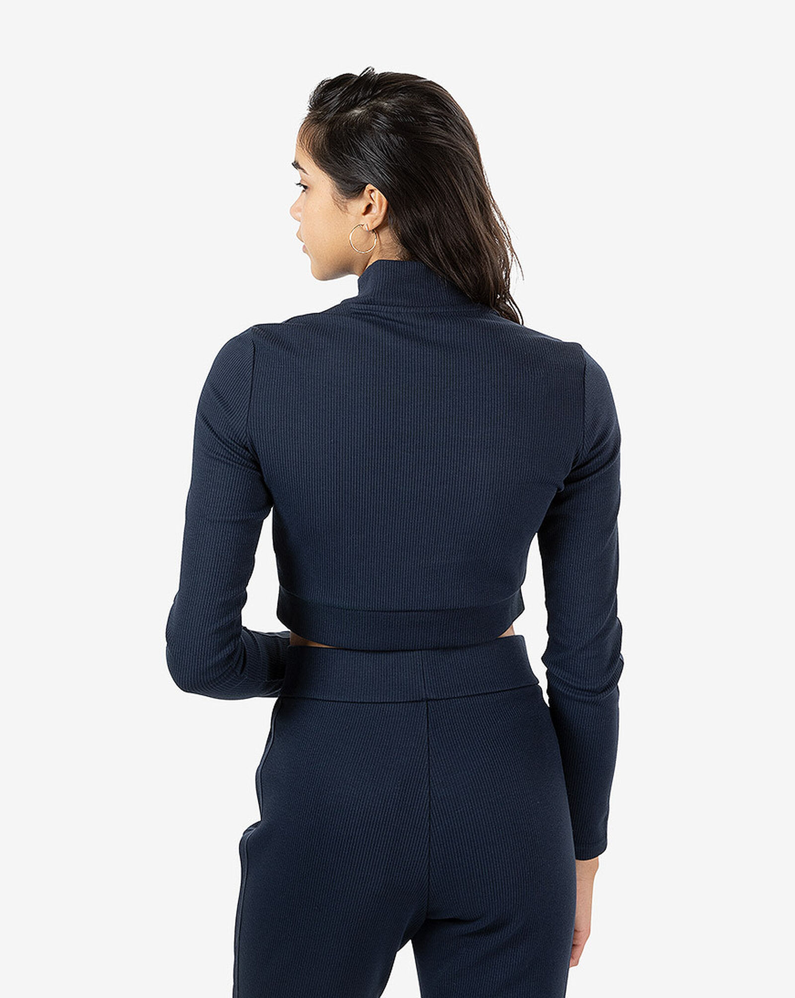 adidas retro luxury cropped long sleeve tee