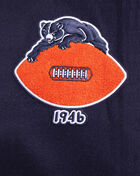 PRO STANDARD Chicago Bears Retro Classic Rib Wool Varsity Jacket FCHH44001-MOM Blue 4