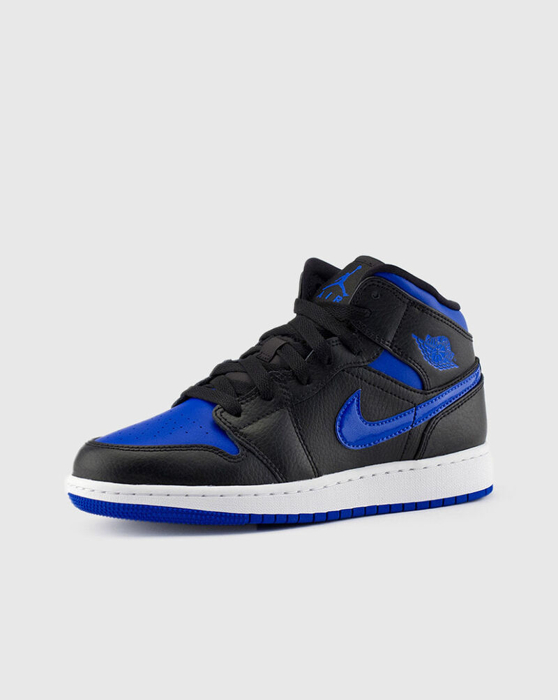 Jordan Grade School Air Jordan 1 Mid 554725-068 Black 2
