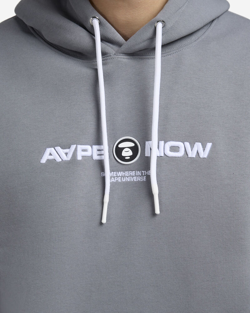 AAPE Dip Dye Fleece Hoodie AAPSWMB325XXNGYL Grey 3