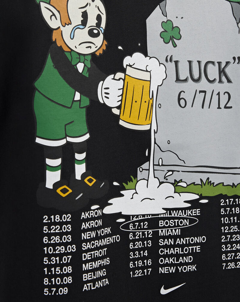 Nike LeBron "Green With Envy" Basketball T-Shirt IH8556-010 Black 3