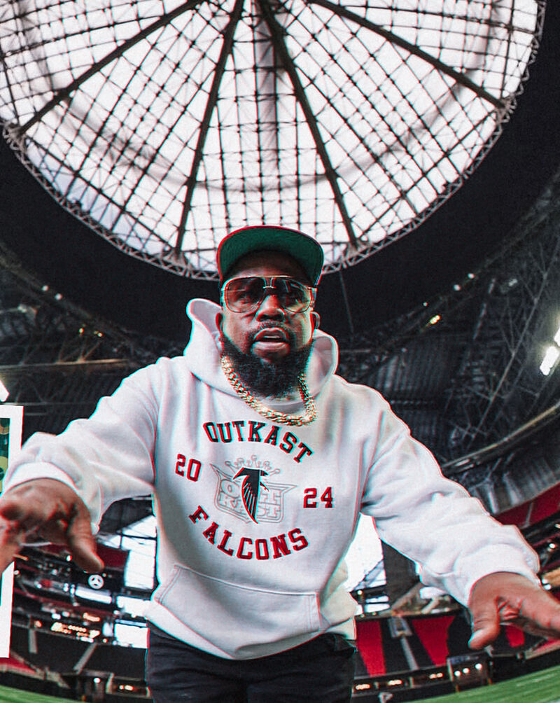 Ceremony Of Roses Outkast x Atlanta Falcons White Hoodie OUTHD0004 White 2