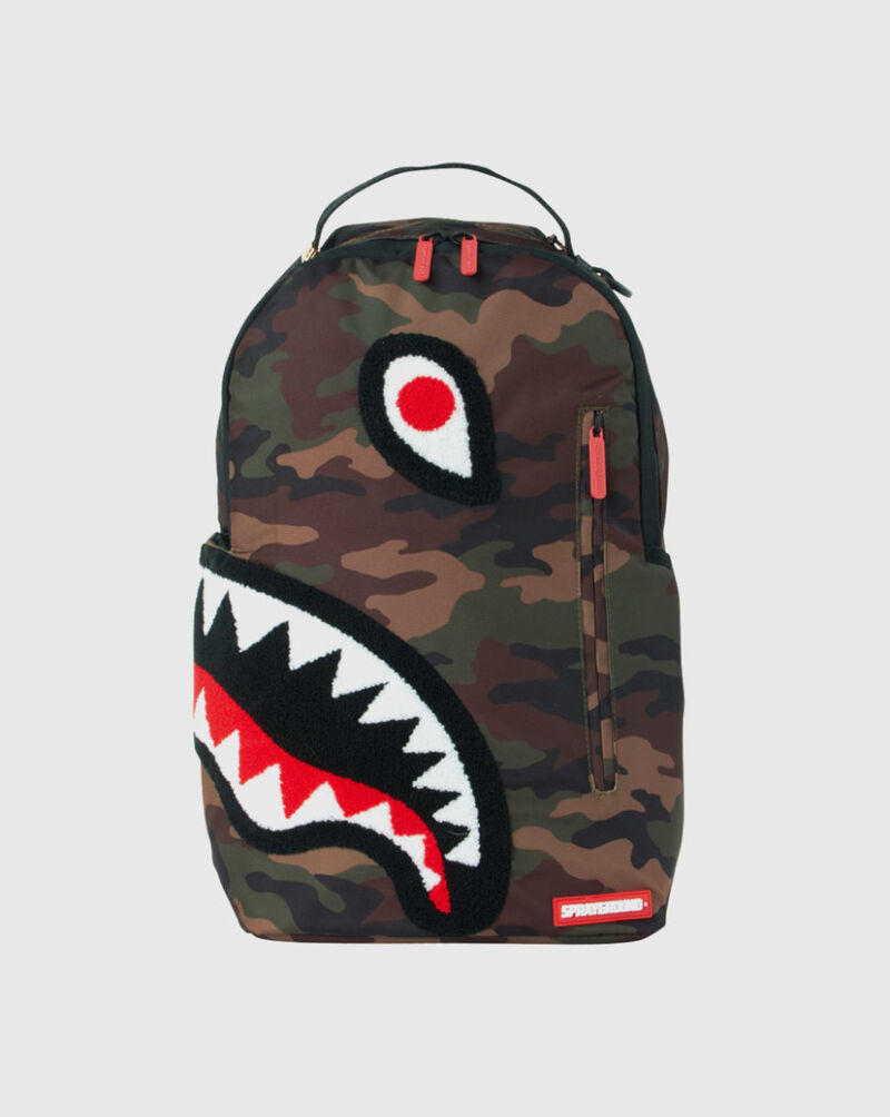 Sprayground Torpedo Shark Camo Backpack B1598 Camo 1