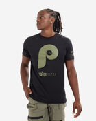New Era Philadelphia Phillies Alpha Industries Tee 13025962 Black 1