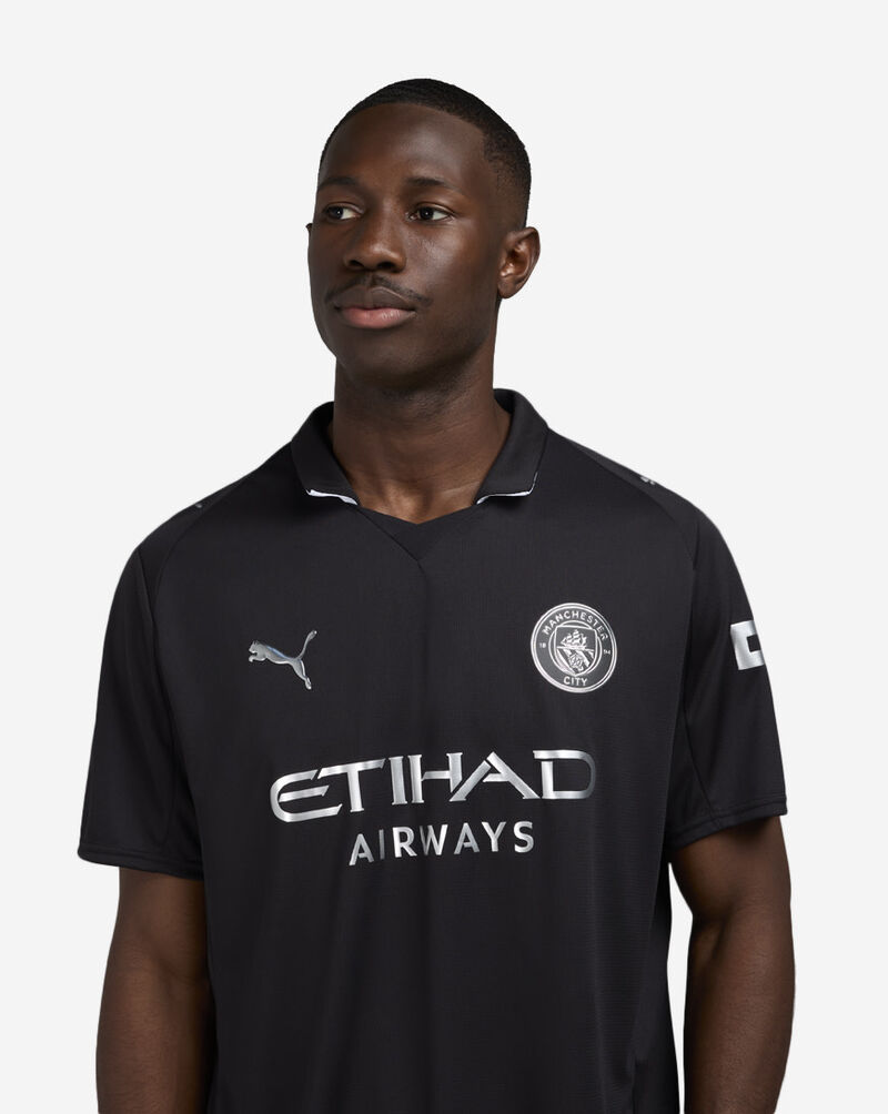 Puma Manchester City 25/26 Away Replica Soccer Jersey 78035002 Black 3