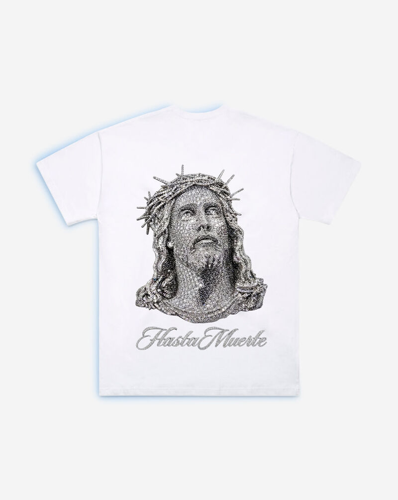 Hasta Muerte Jesus Pendant Tee HM-JESUSPENDANT-TEE-WHITE White 3
