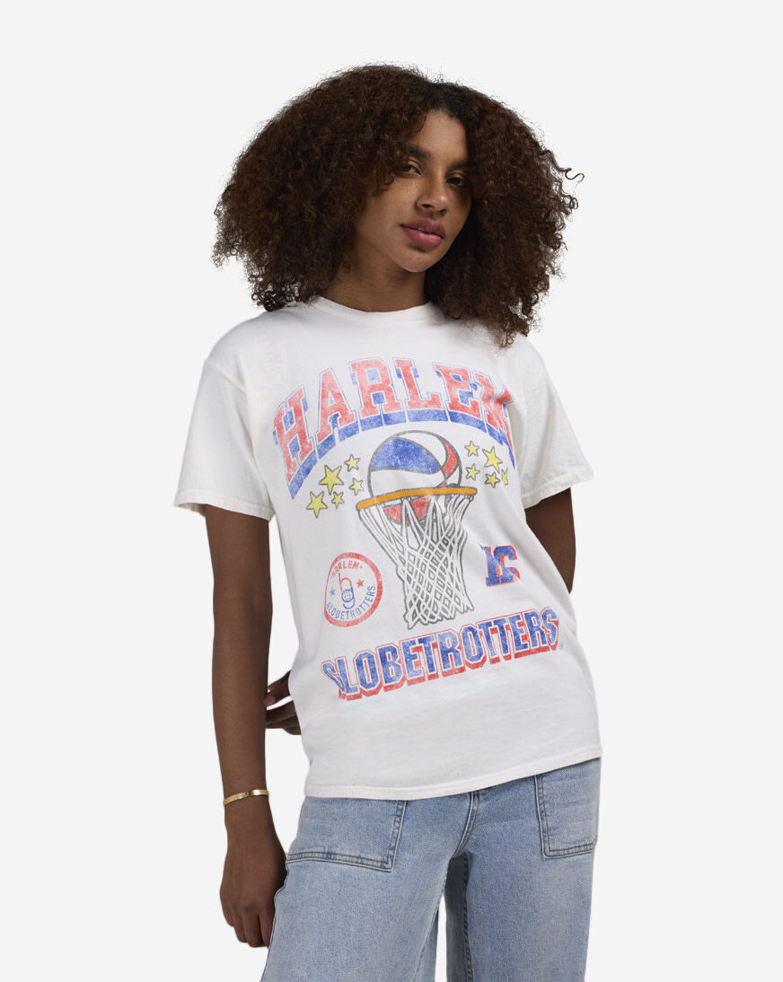 Shop Graphic Tees Harlem Globetrotters Tee HGL1220XX white