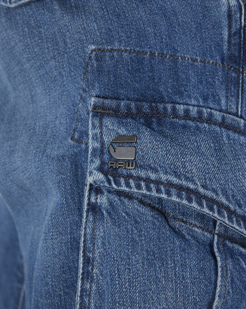 G Star Rovic Zip 3D Regular Tapered Denim Jeans D23077D536G326-BLU Blue 3