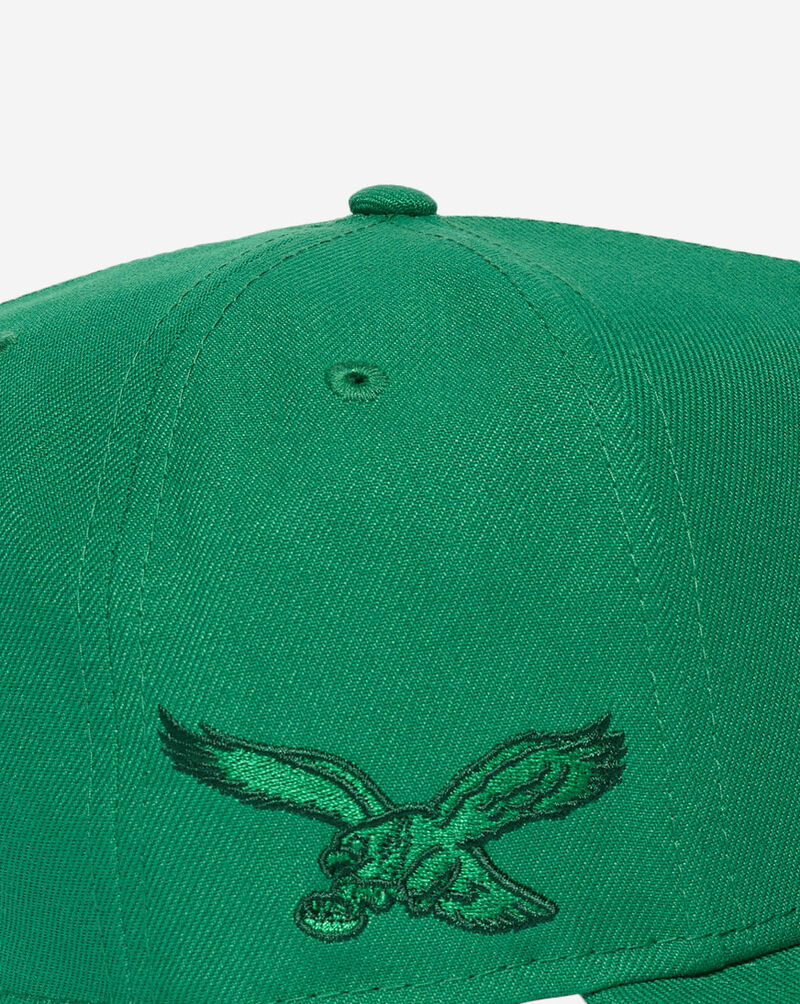 New Era 9Fifty Philadelphia Eagles Cartoon A-Frame Snapback Hat 60792253 Green 2
