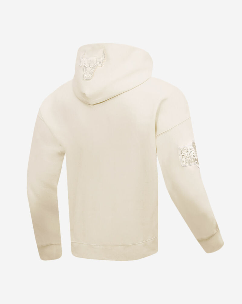 PRO STANDARD Chicago Bulls Neutral Drop Shoulder Fleece Pull Over Hoodie  BCB557093-EGG cream 3