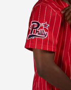 Mitchell  Ness Philadelphia Stars Cristopher S&aacute;nchez Authentic Batting Practice Pinstripes Jersey JY19325-PSRURWH Red 5