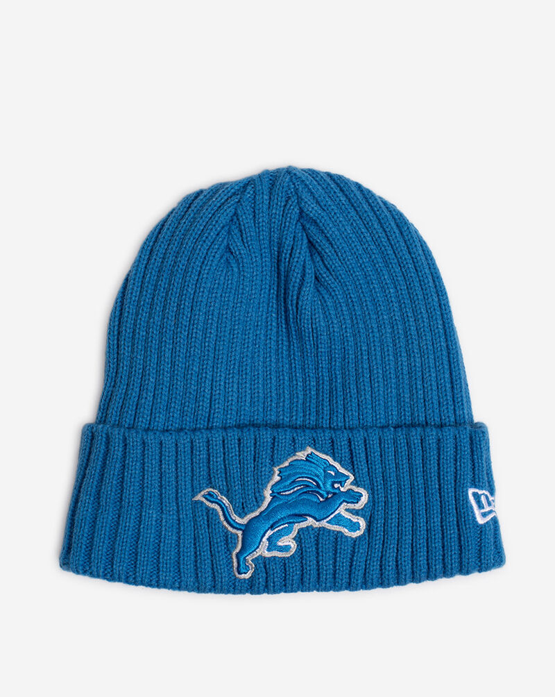 New Era Detroit Lions Core Classic Knit Hat 60157922 Blue 1