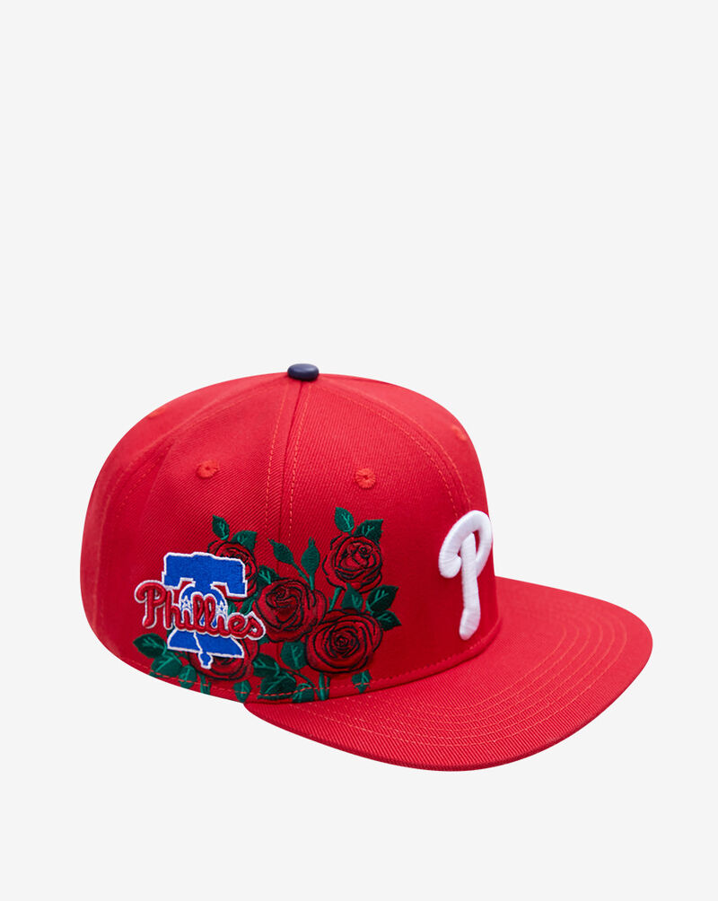 PRO STANDARD Philadelphia Phillies Roses Snapback LPH732147 Red 1