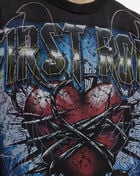 First Row Sacred Vow Cropped Tee FRM1027-BLK Black 3