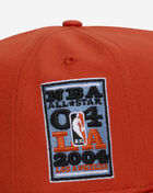 New Era 9Fifty Los Angeles Lakers A-Frame Snapback Hat 71012292 Orange 2