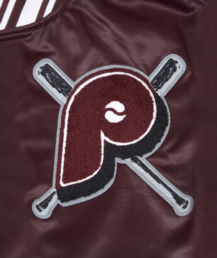 Philadelphia Phillies Retro Mash Up Rib Satin Jacket