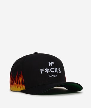 No F Given Flames Twill Trucker Hat