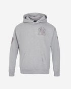 PRO STANDARD New York Yankees Neutral Drop Shoulder Fleece Pull Over Hoodie  LNY536852-DHG Grey 1