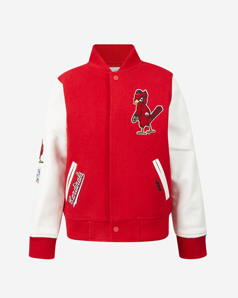 PRO STANDARD Big Boys' St. Louis Cardinals Classic Wool Varsity Jacket LSCB7315071-RDW Red 1