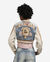 Denim Cropped Tapestry Jacket