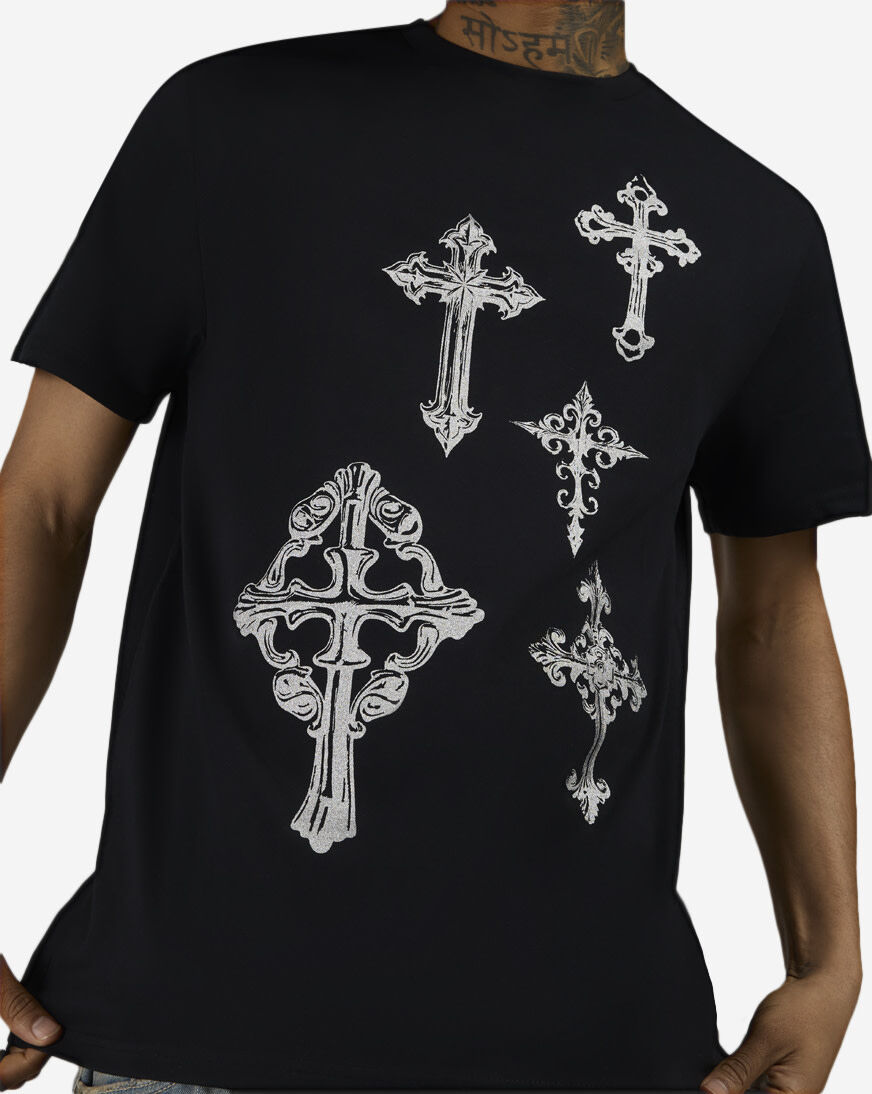 Shop Mister Tee Crosses Tee MTUS518-US-00007 black | SNIPES USA