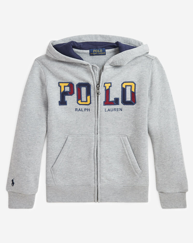 Polo Color Block Full Zip Hoodie