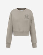 Big Girls' New York Yankees Neutral Fleece Crewneck