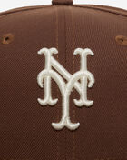 New Era 59Fifty New York Mets Fitted Hat 70958611 Brown 2