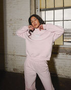 New Balance Sport Essentials Fleece Logo Crew WT41505-RSG Pink 5