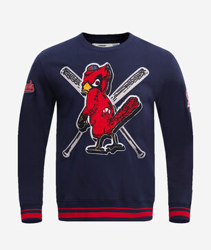 St. Louis Cardinals Retro Mash Up Rib Fleece Crewneck 