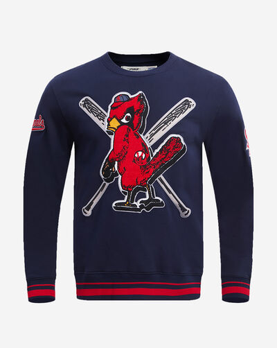 St. Louis Cardinals Retro Mash Up Rib Fleece Crewneck 