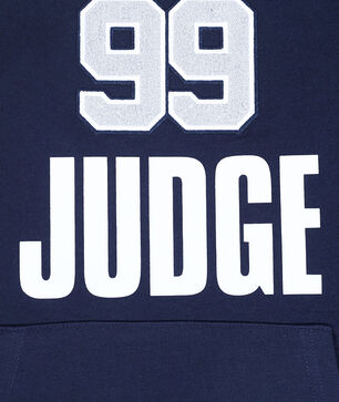 Big Boys' New York Yankees Aaron Judge #99 Classic Player Fleece Pullover Hoodie