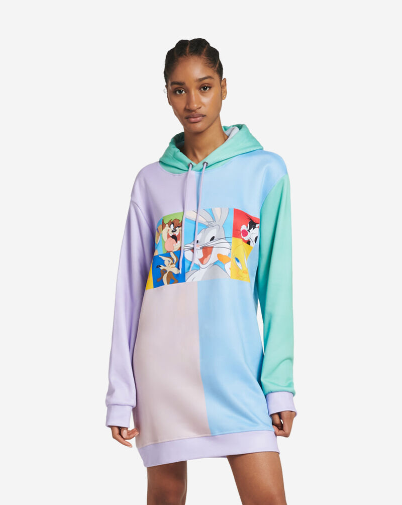 Shop MEMBERS ONLY Looney Tunes Colorblocked Hoodie FWL090511-LLAC purple |  SNIPES USA