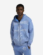 Hasta Muerte Muerte Cross Full Zip Hoodie HMCROSSHOOD-BLUE Blue 1