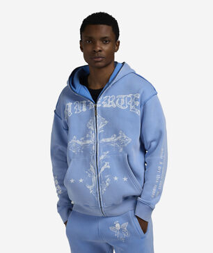 Muerte Cross Full Zip Hoodie