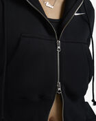 Nike NSW Fleece Loose Full-Zip Cropped Hoodie HV2426-010 Black 3