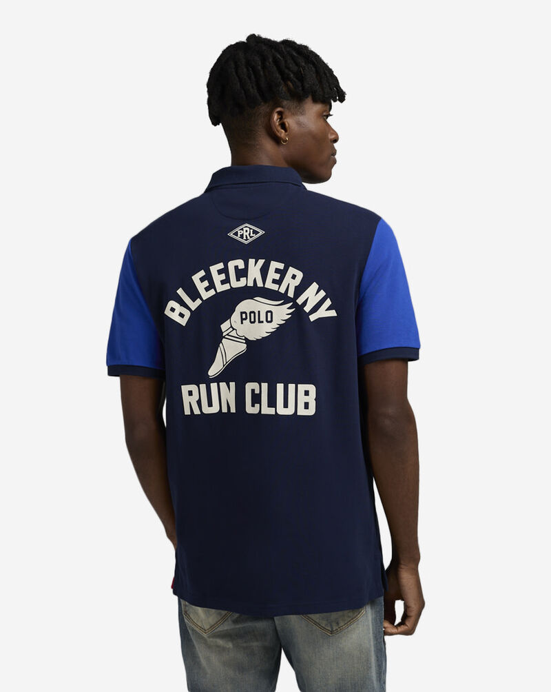 Classic Fit Mesh Graphic Polo Shirt