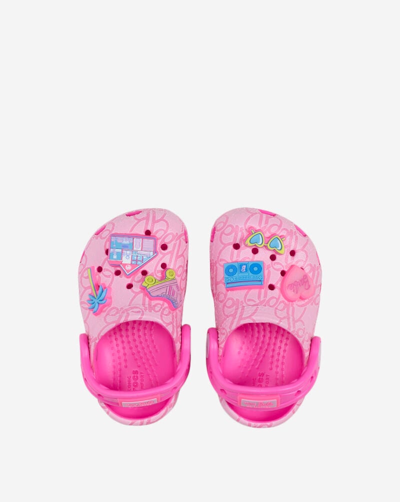Crocs Toddler Barbie Classic Clog 211407-90H Pink 7
